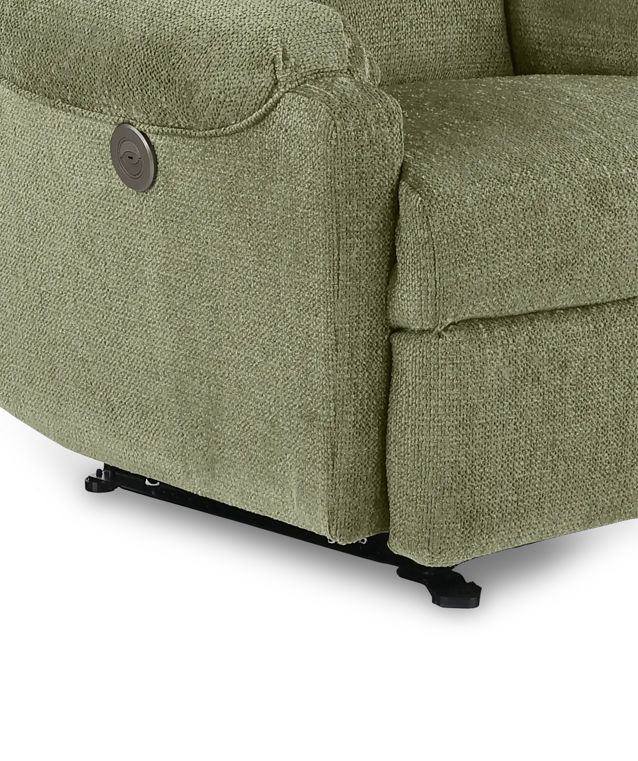 Sondra Moss Green Space Saver Power Recliner-8
