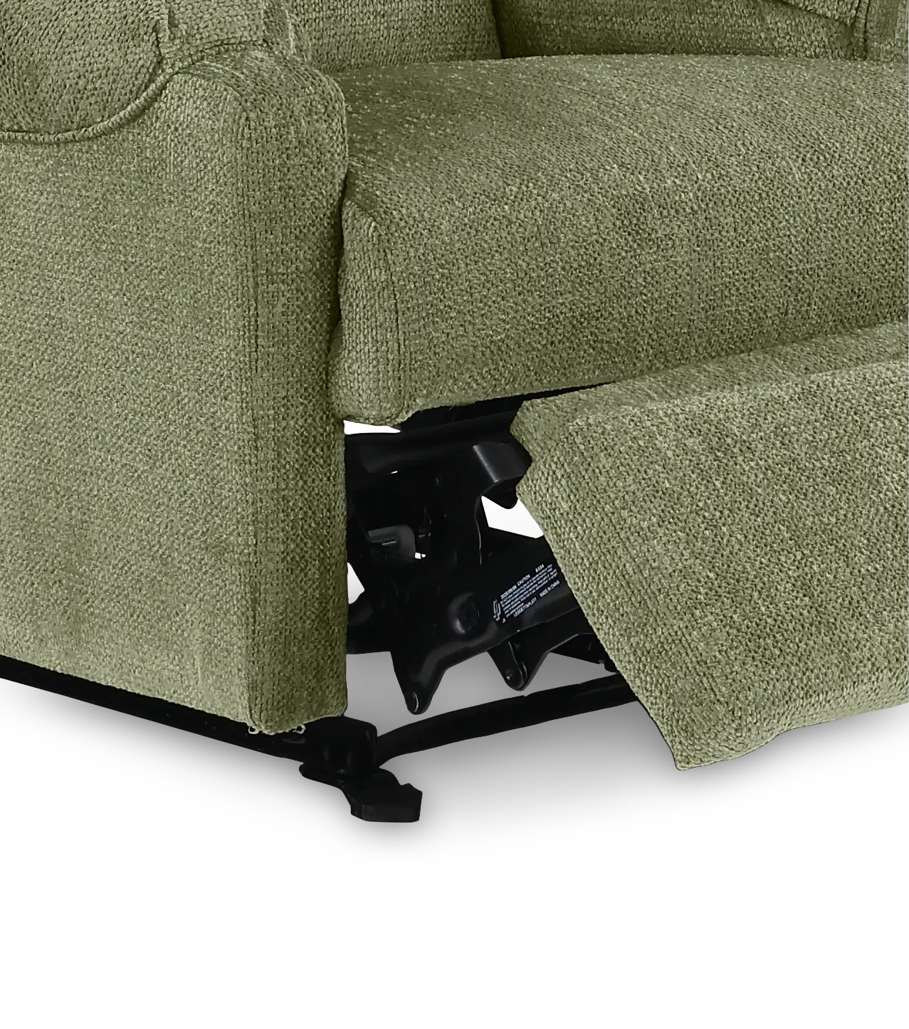 Sondra Moss Green Space Saver Power Recliner-9