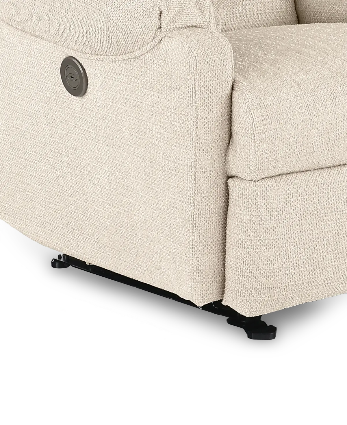 Sondra Linen Space Saver Power Recliner-8