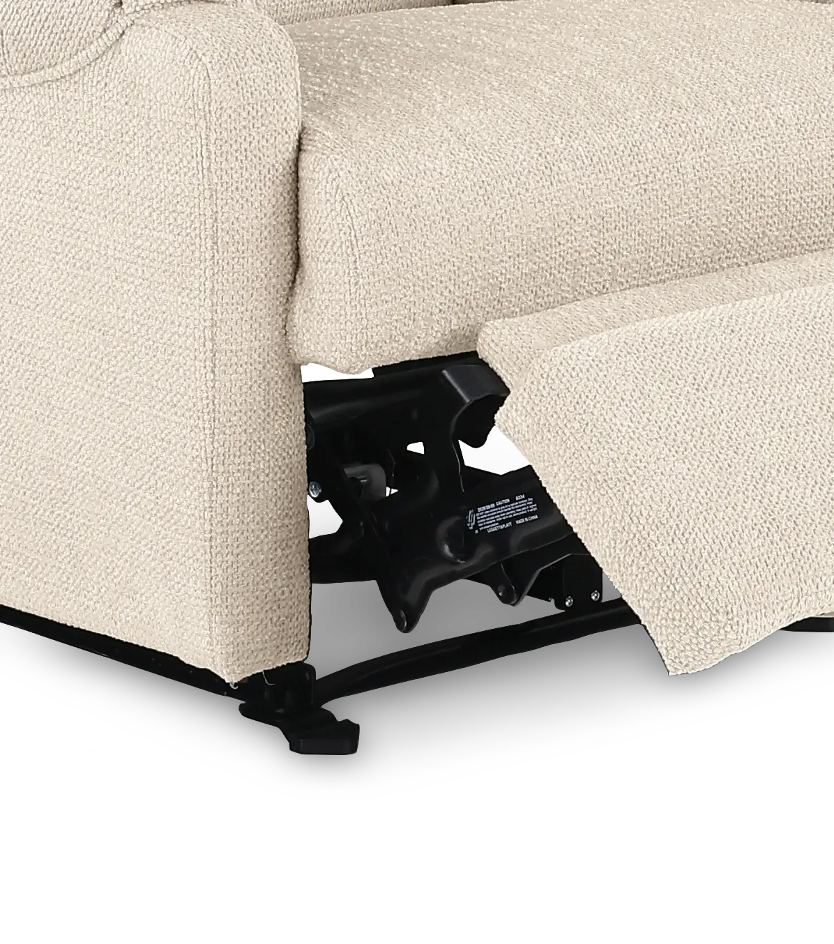 Sondra Linen Space Saver Power Recliner-9