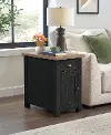 Monterey Black and Tan Side Table