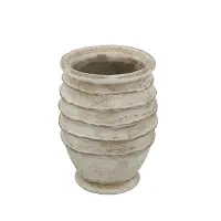 Decorative Beige Sand and Cement Vase