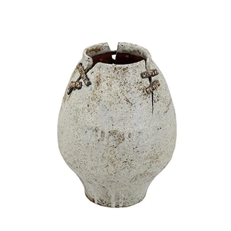 Earthy Small Ceramic Accent Vase
