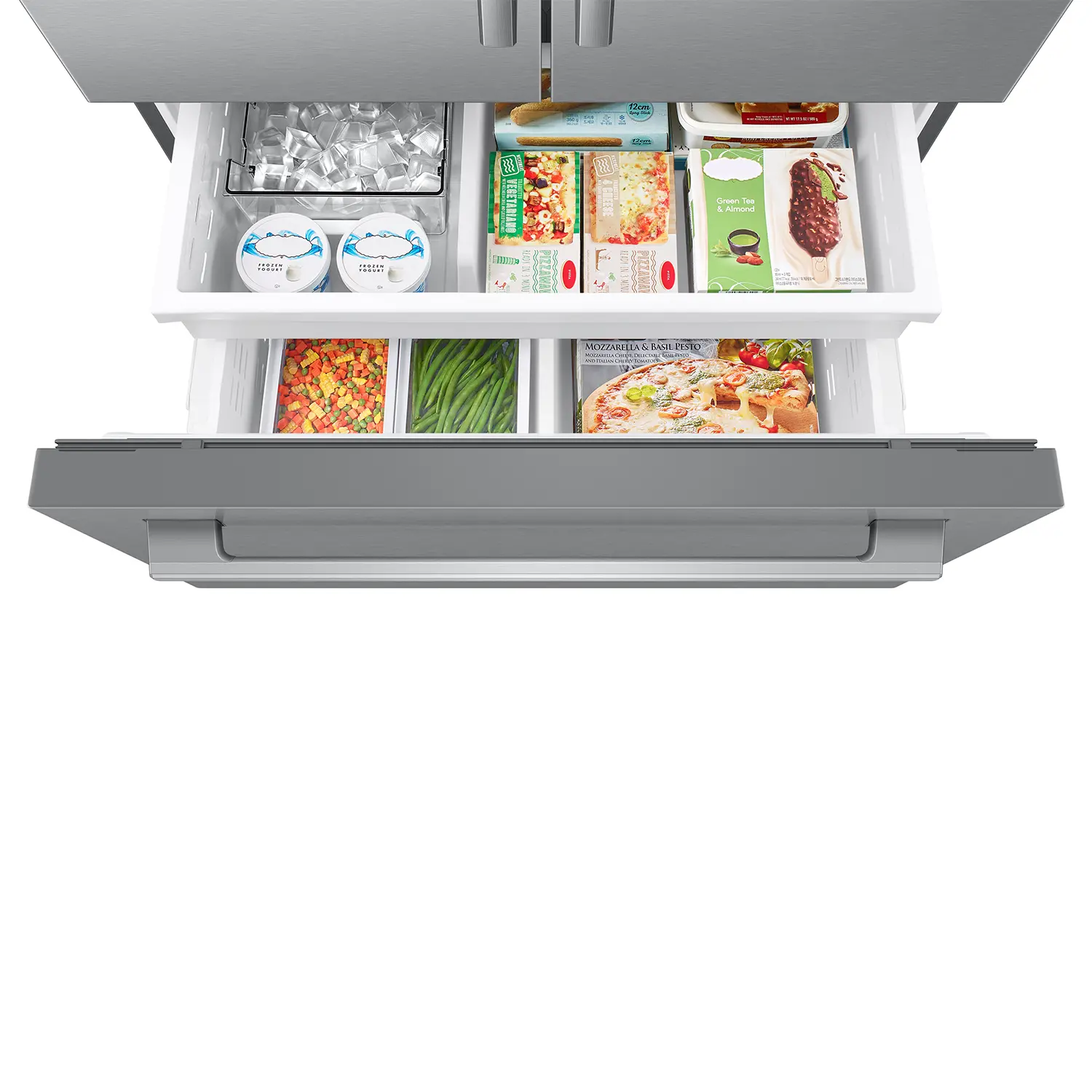 Samsung Bespoke AI 25 Cu Ft French Door Refrigerator – Stainless Steel-13