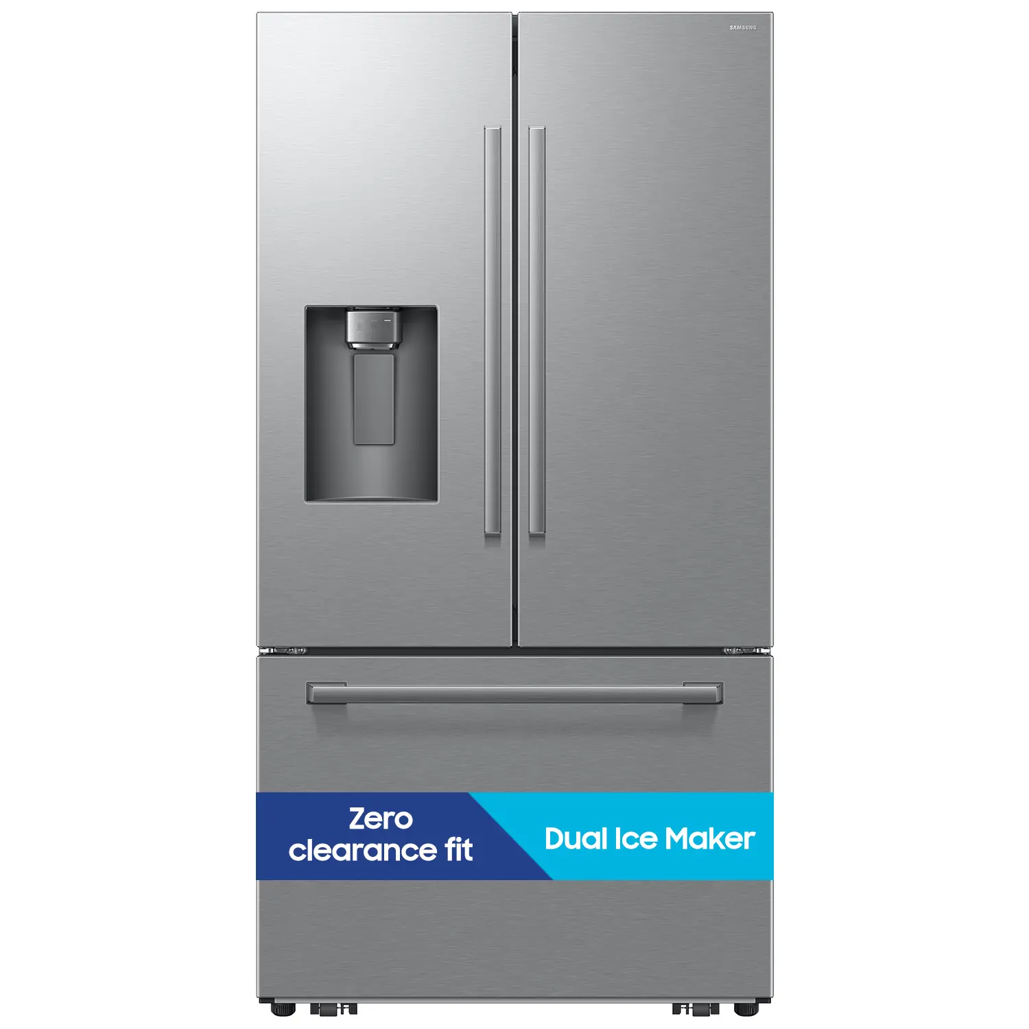 Samsung Bespoke AI 25 Cu Ft French Door Refrigerator – Stainless Steel-2