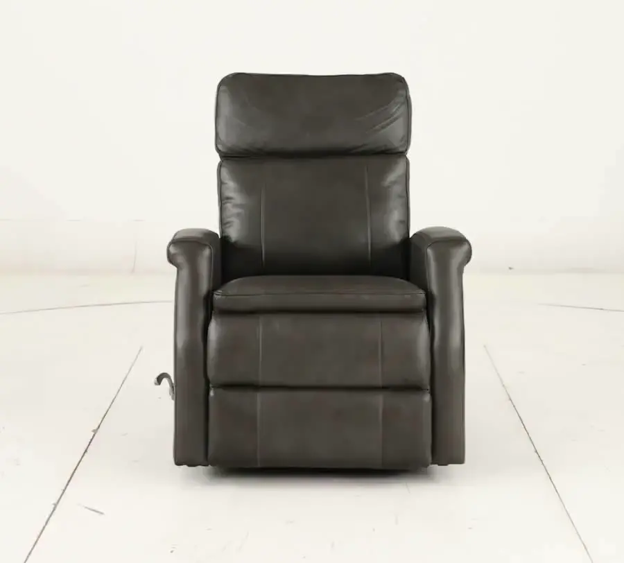 Bristol Raven Black Manual Swivel Glider Recliner-11