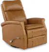 Bristol Russet Brown Manual Swivel Glider Recliner