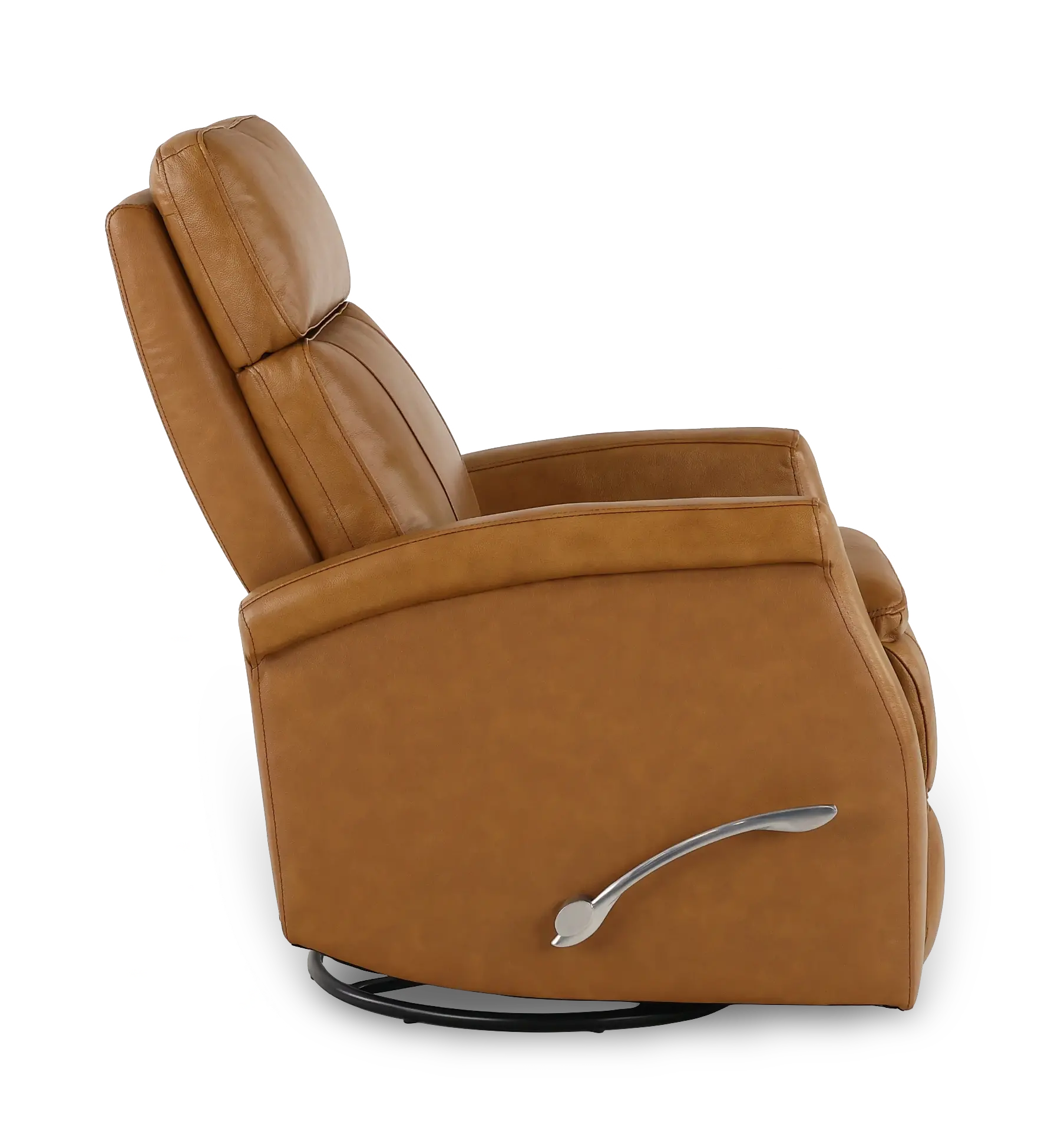 Bristol Russet Brown Manual Swivel Glider Recliner-6