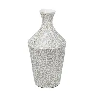 Decorative Paper Large White Floral Vase