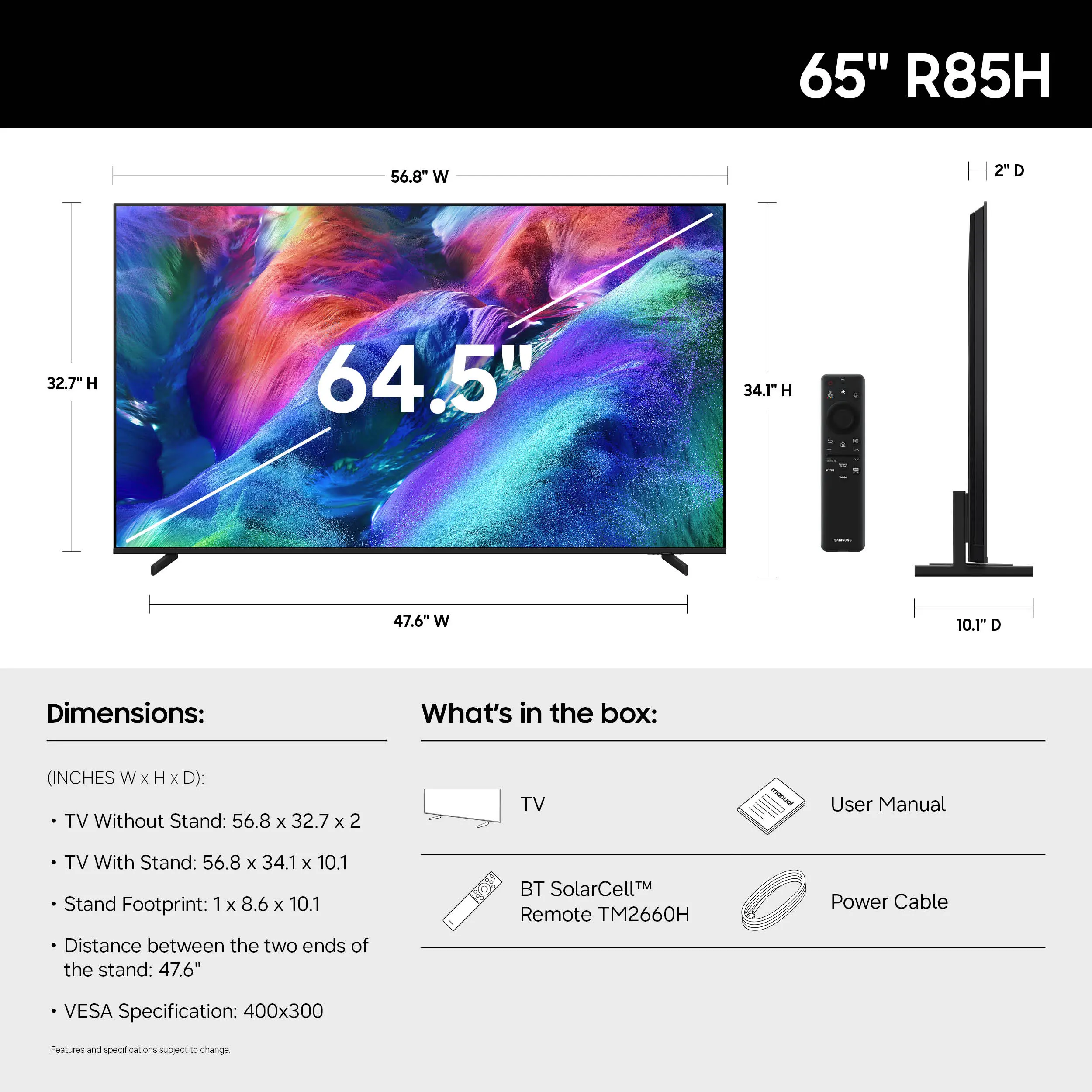 MRN65R85HAFXZA Samsung 65  Class R85H Series Micro RGB 4K UHD Samsung Vision AI Smart Tizen TV-3