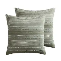 Clip Green 5 Piece Queen Comforter Set