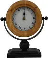 Desk Clock with Black Base