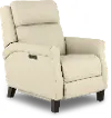 Finley Alabaster Leather High-Leg Power Recliner