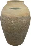 Multi Earth Tone Textured Vase
