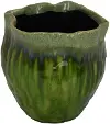 Green Ceramic Planter