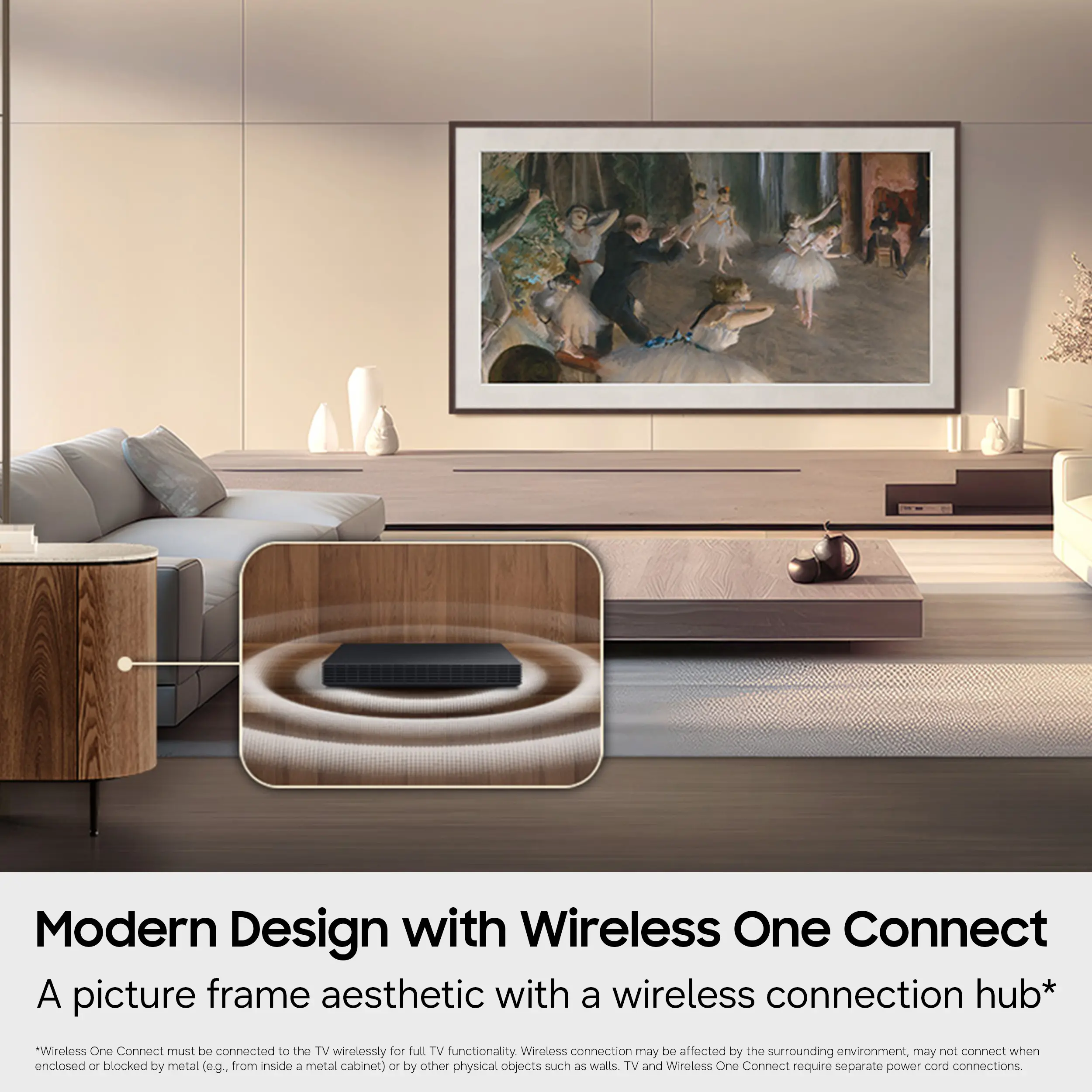 QN75LS03HWFXZA Samsung 75  Class The Frame Pro Series Neo QLED 4K Samsung Vision AI Smart Tizen TV-9