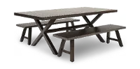 Marina Brown 3 Piece Patio Table Set