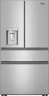 WRMF3736SZ Whirlpool 29 Cu Ft 4-Door French Door Refrigerator with Flexible Temperature Drawer - Stainless Steel