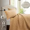 Diamond Gold Full and Queen 3 Piece Quilt Set