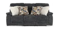 762821/1963-28 Joya Galaxy Gray Power Reclining Sofa with Heat and Massage
