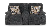 762829/1963-28 Joya Galaxy Gray Power Reclining Loveseat with Heat and Massage