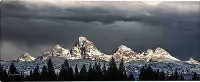 SJ3001OS Lights on Tetons Canvas Wrap