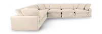 Harpo White 6-Piece Sectional