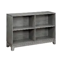 Jordan Driftwood Gray 4-Shelf Bookcase
