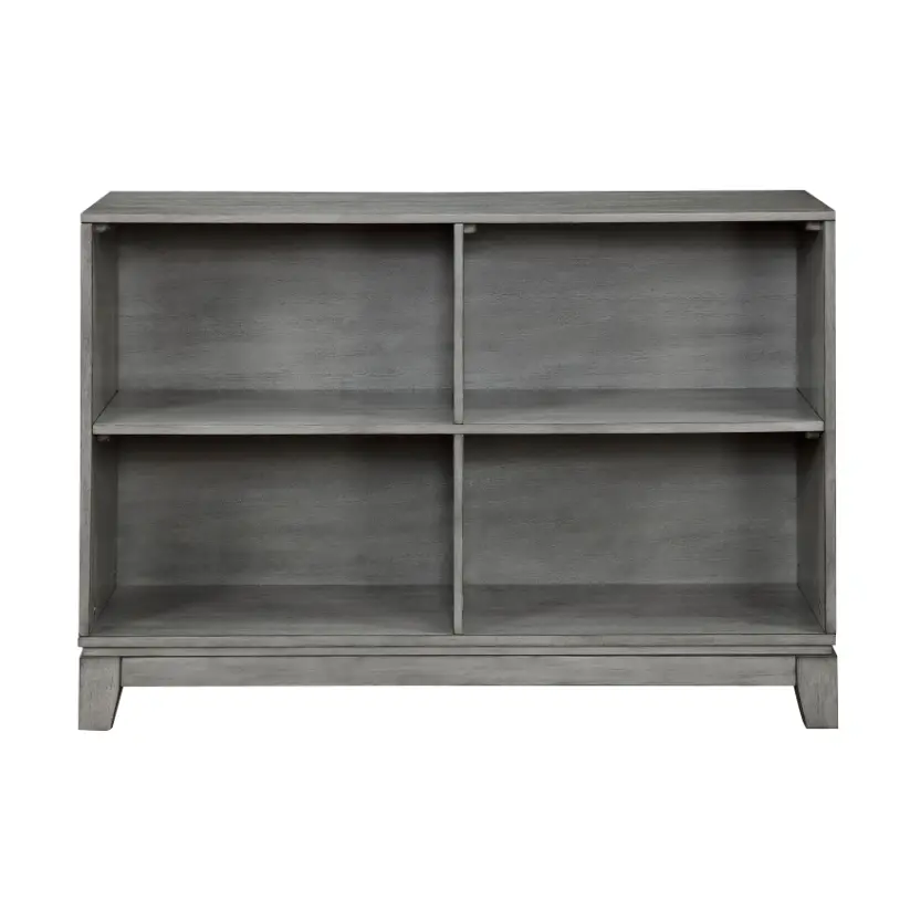 Jordan Driftwood Gray 4-Shelf Bookcase-3