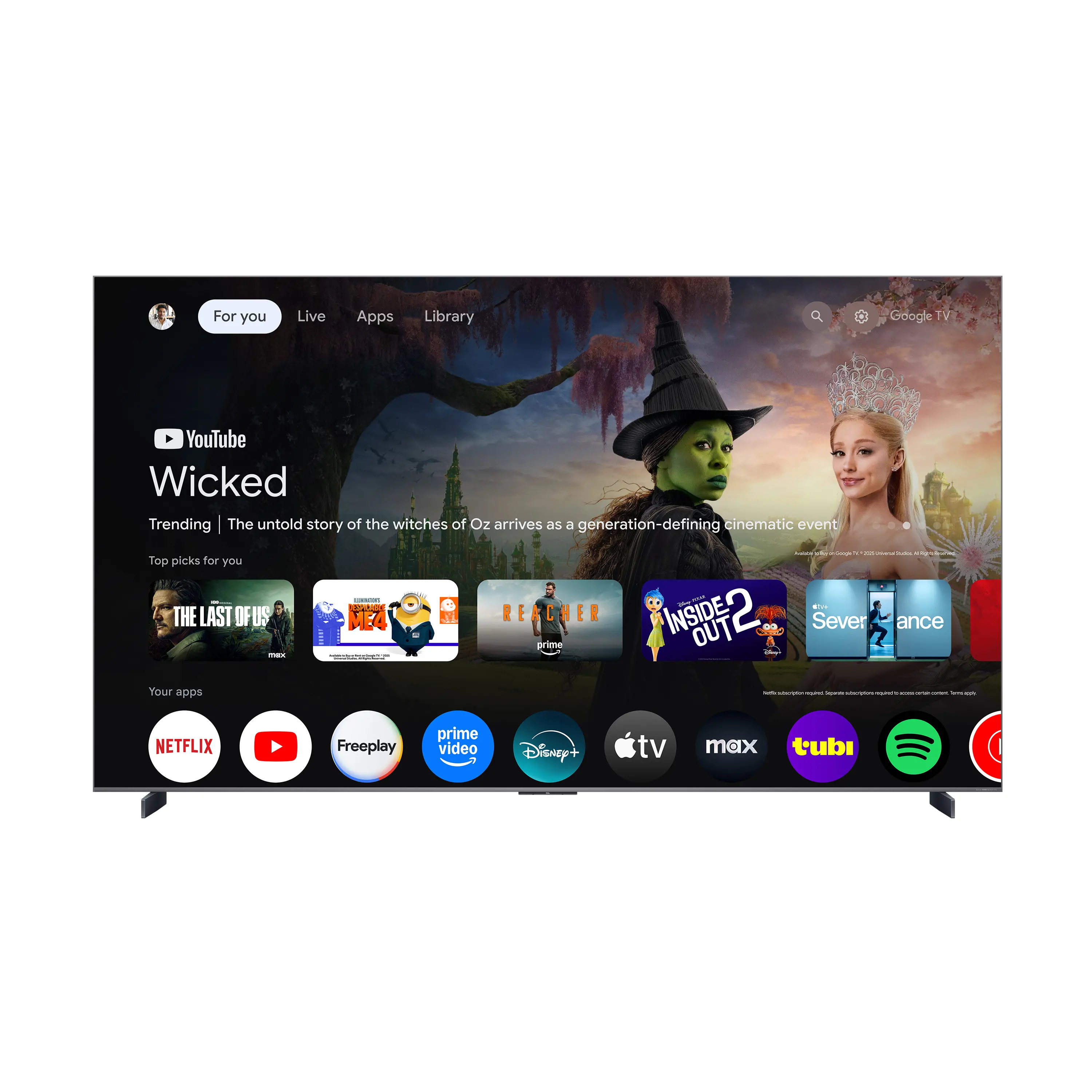 98QM8L TCL 98  Class QM8L Series SQD-Mini LED 4K UHD AI Smart TV-23