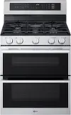 LDGL6924Y LG 6.9 Cu Ft Smart Double Oven Gas Range - Stainless Steel