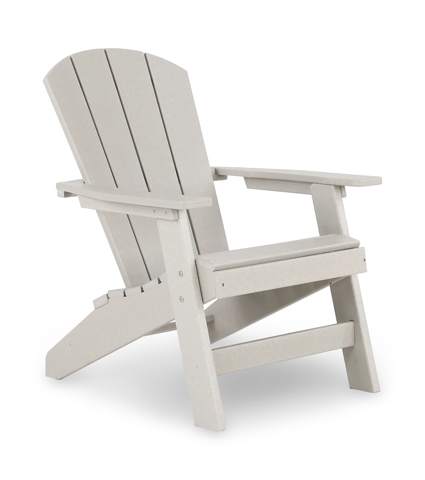 Polybird Gray Adirondak Chair-1