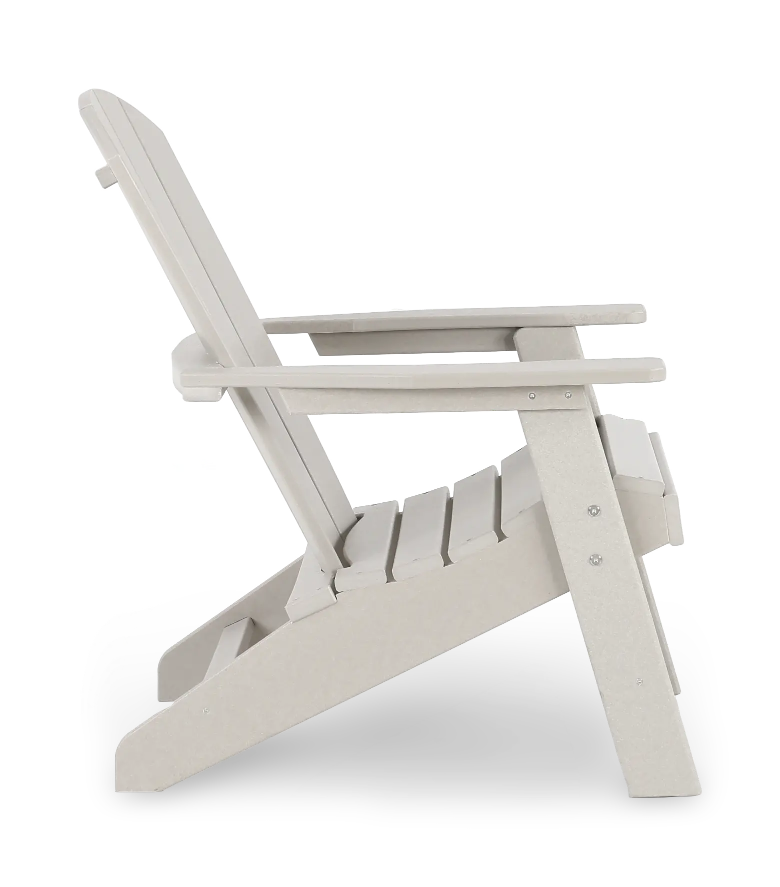 Polybird Gray Adirondak Chair-5