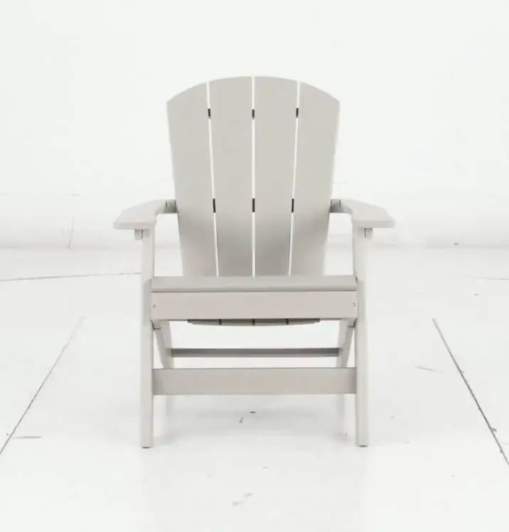 Polybird Gray Adirondak Chair-9