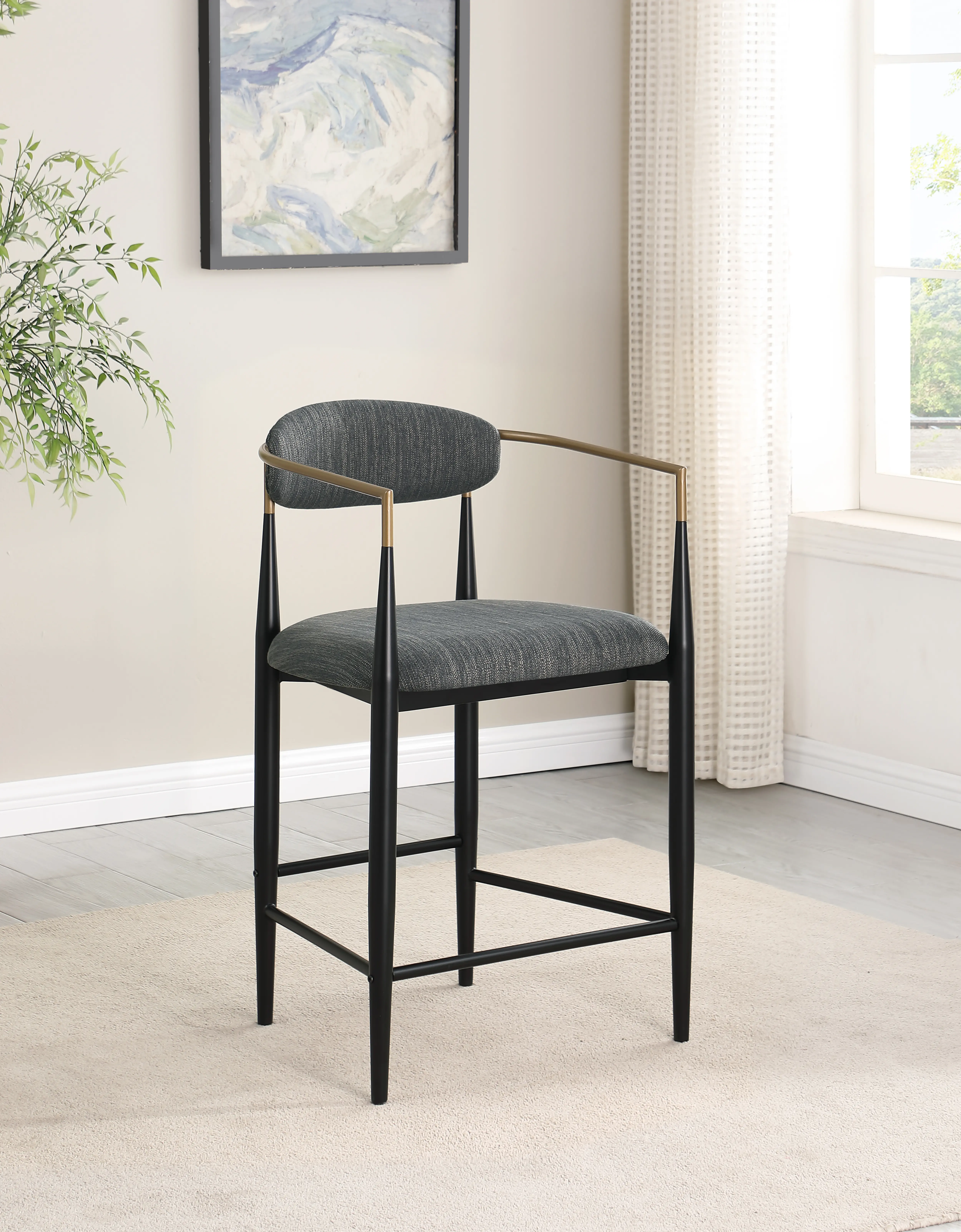 Belmont Dark Gray Bar Stool-2