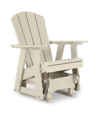 Polybird Beige Patio Glider