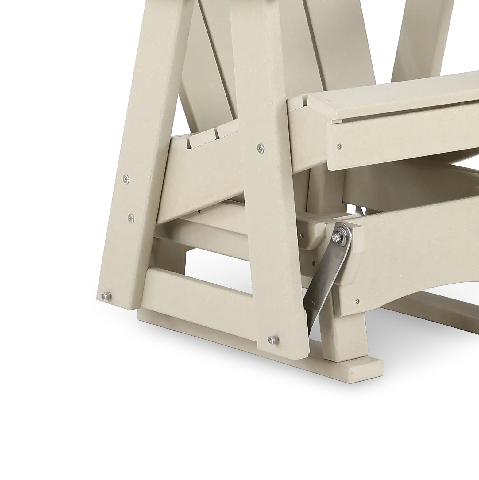 Polybird Beige Patio Glider-7