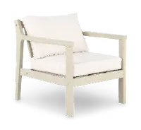 Polybird Beige Patio Club Chair