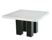 Artemis Marble and Black Counter Height Table