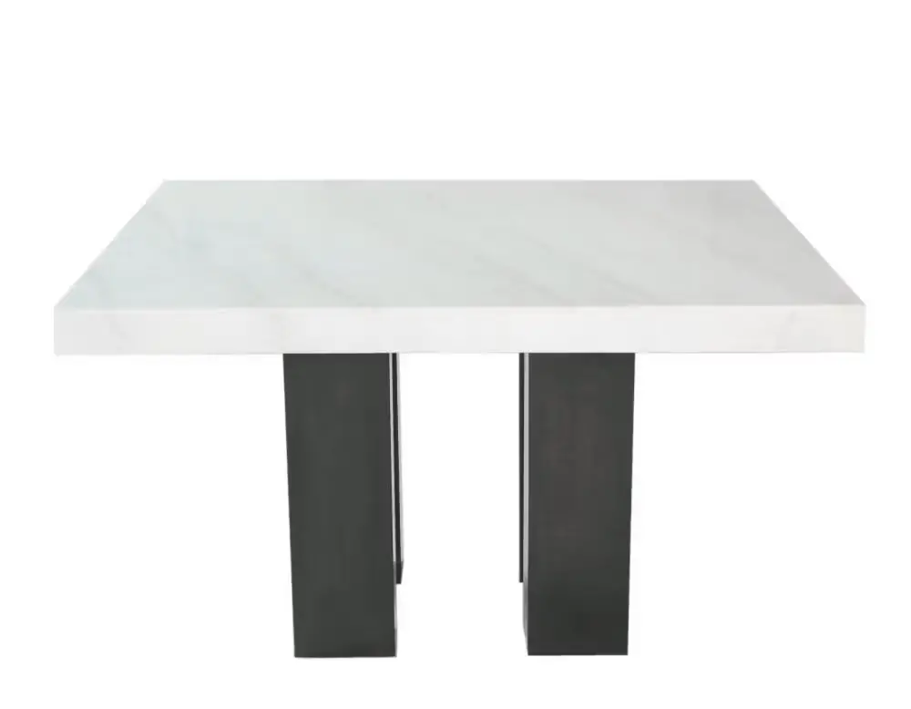 Artemis Marble and Black Counter Height Table-3