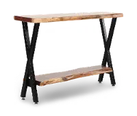 Live Edge Walnut Sofa Table