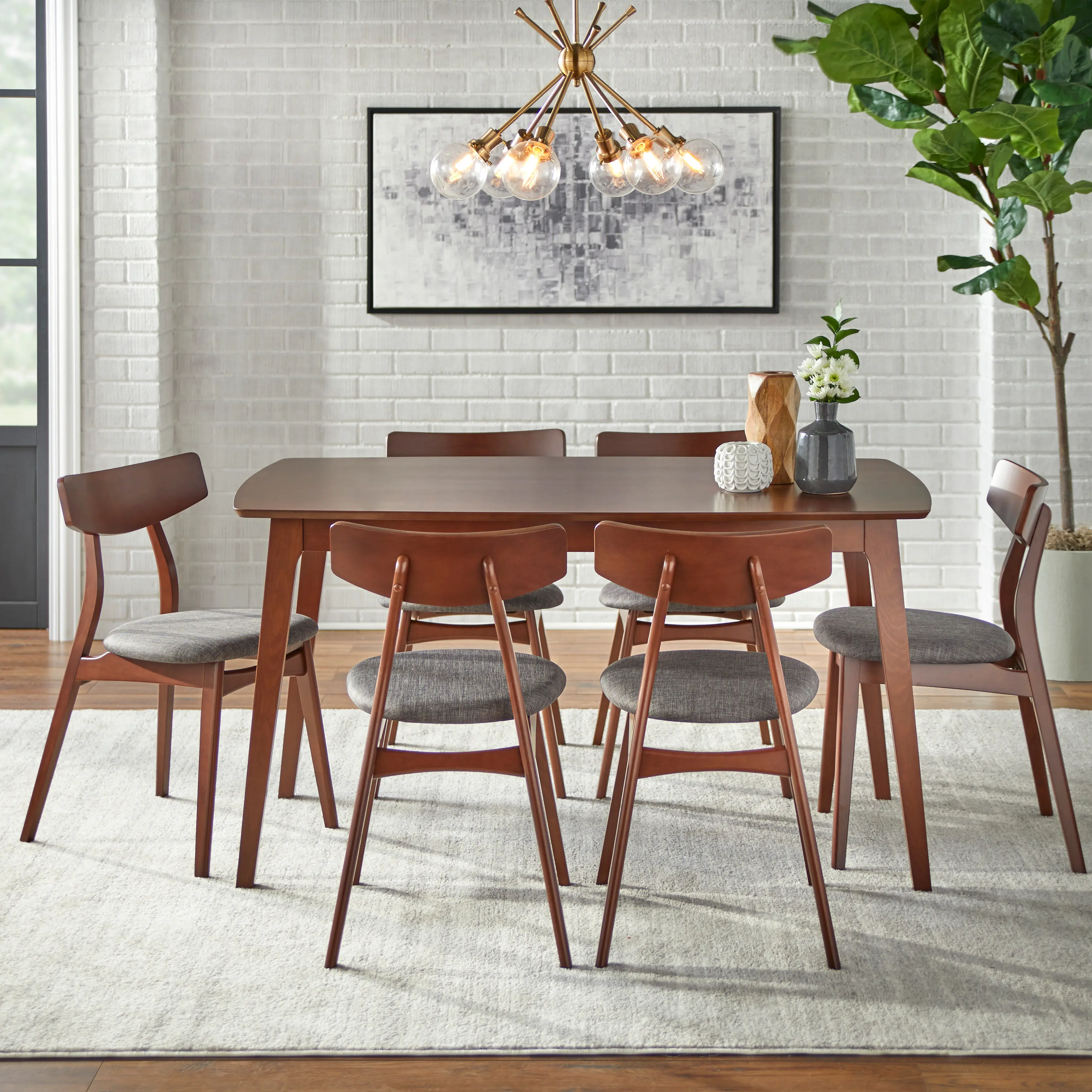 Armstrong Dark Gray Dining Chairs, Set of 2-2