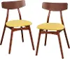 Armstrong Yellow Dining Chairs, Set of 2