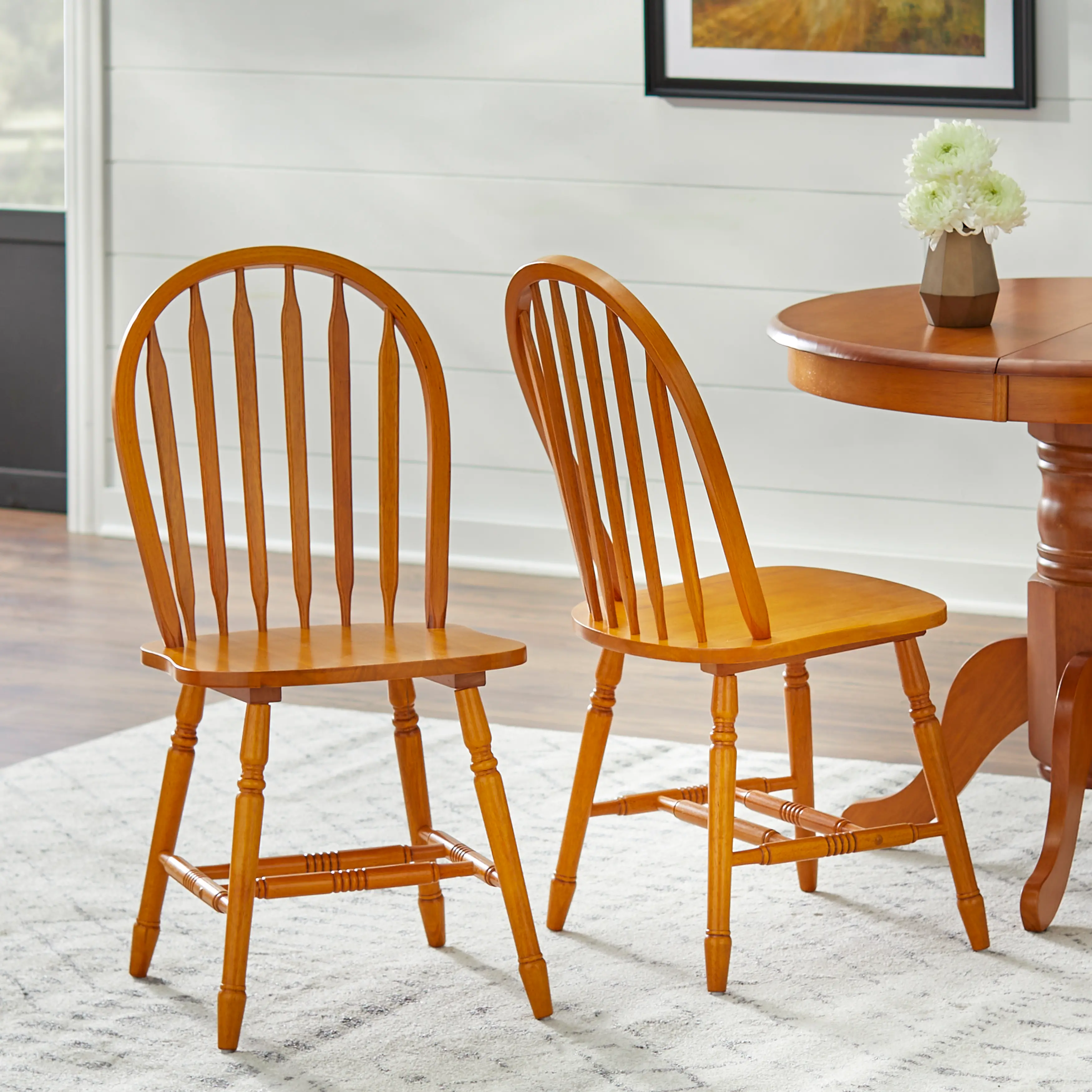 Eastwood Oak Dining Chairs, Set of 2-1