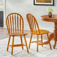 Eastwood Oak Dining Chairs, Set of 2