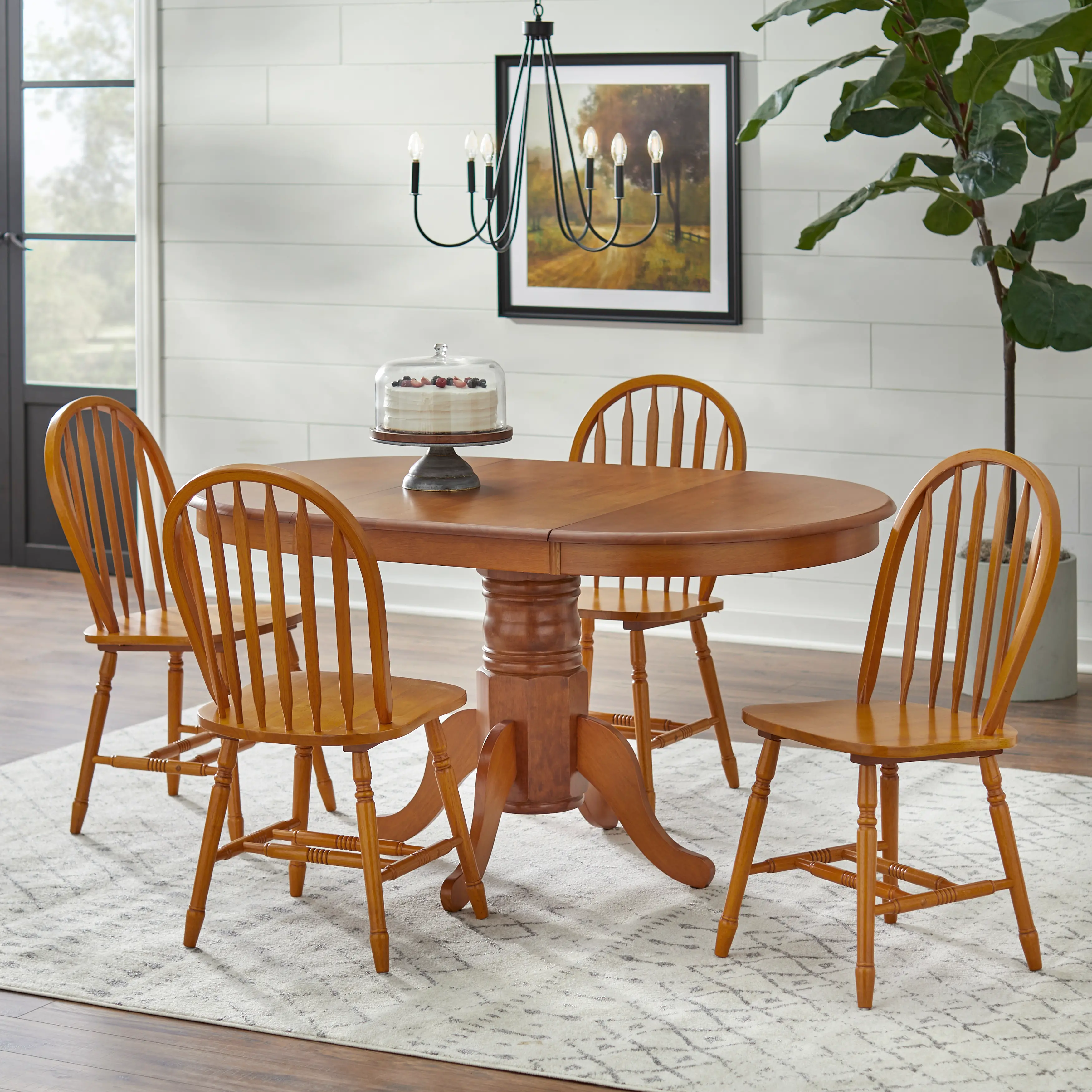 Eastwood Oak Dining Chairs, Set of 2-2