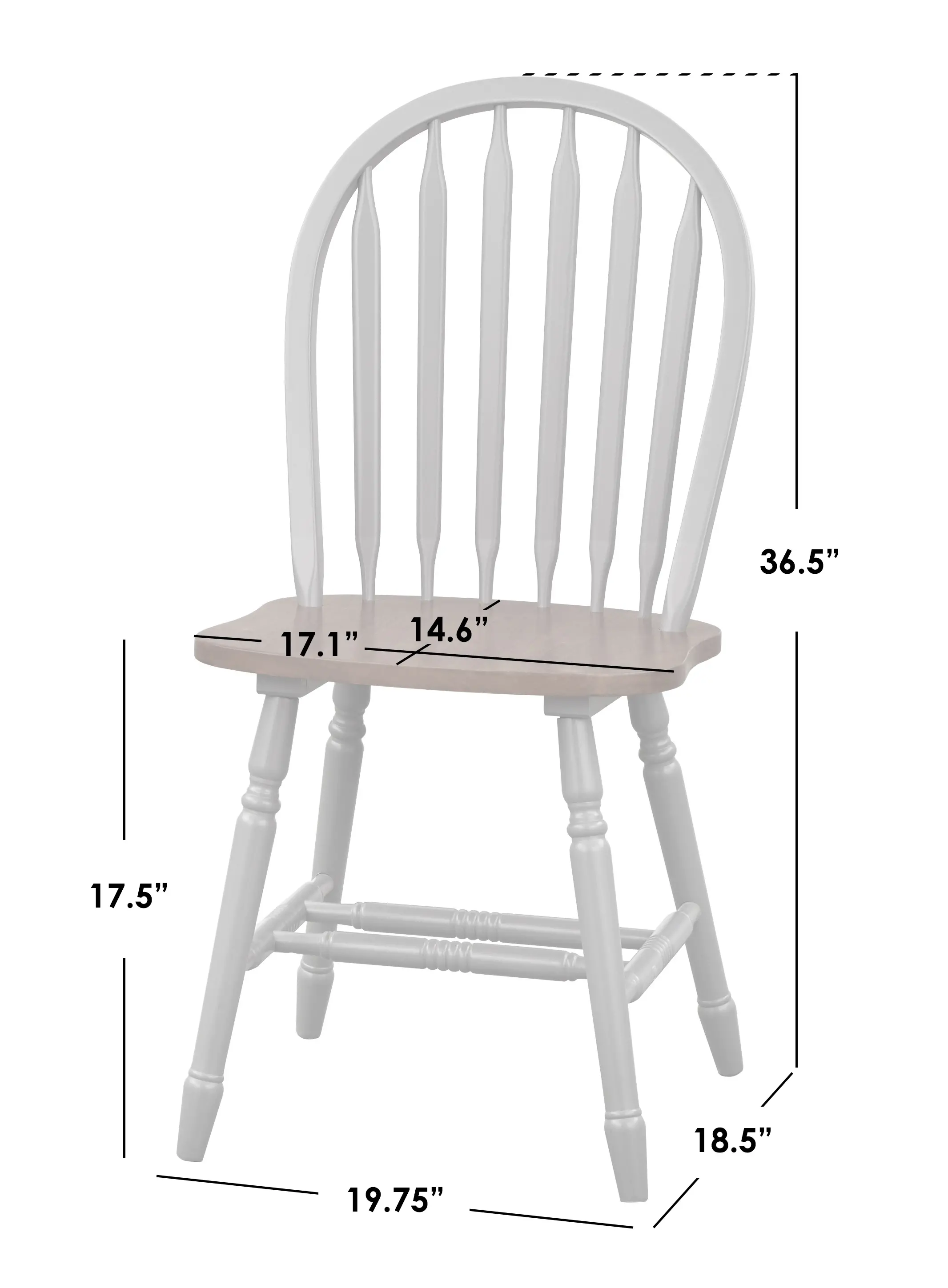 Eastwood Oak Dining Chairs, Set of 2-3