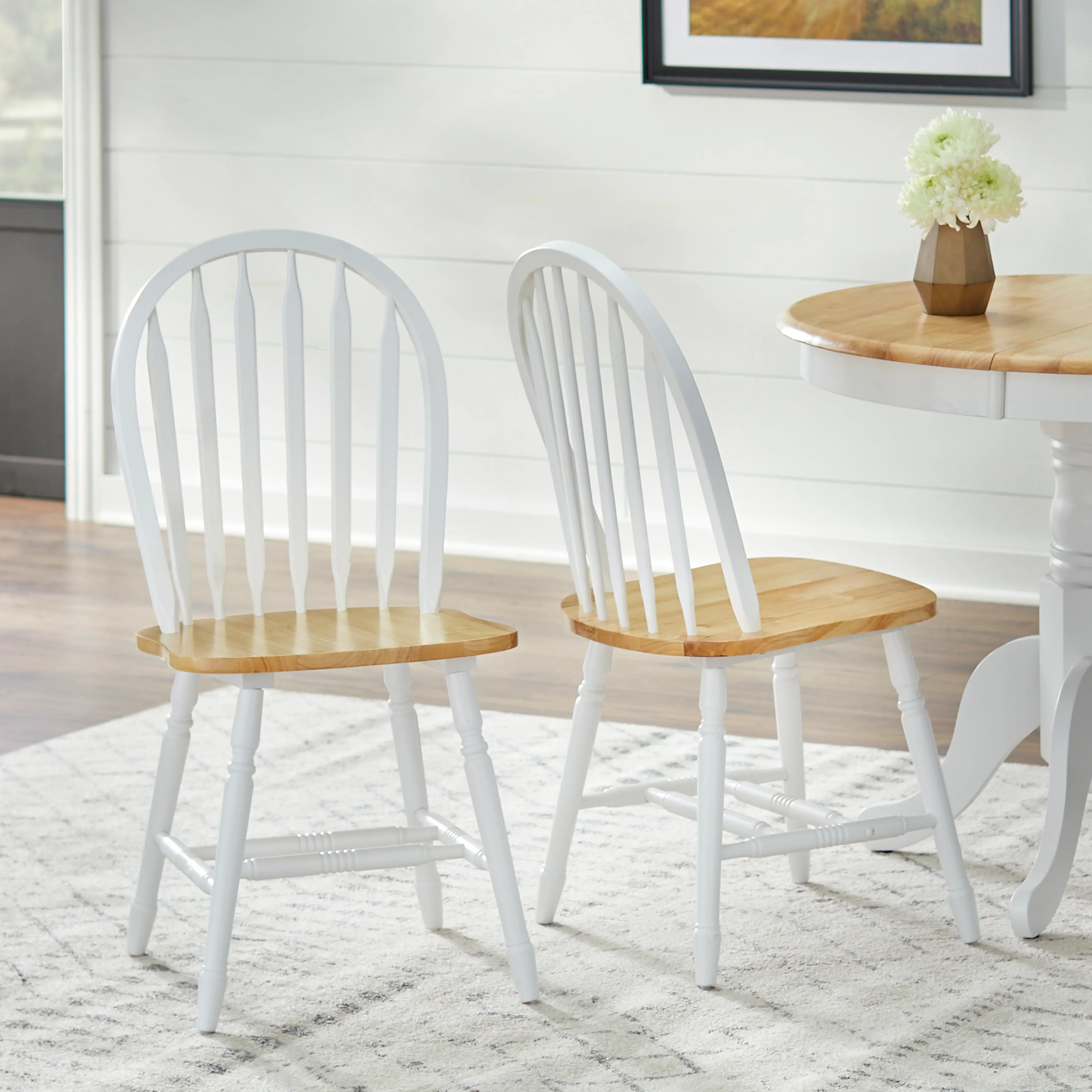 Eastwood White Dining Chairs, Set of 2-1