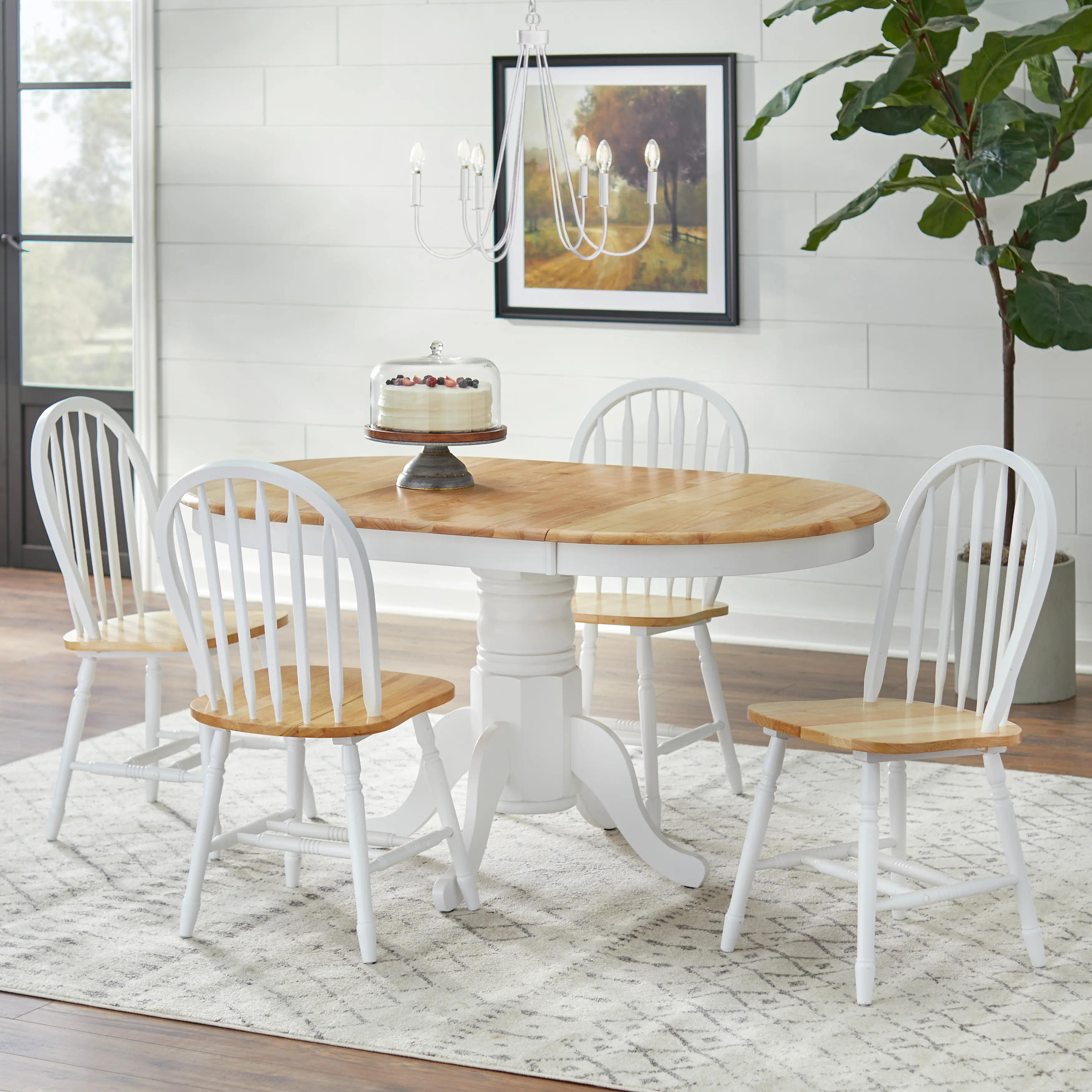 Eastwood White Dining Chairs, Set of 2-2