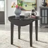 Bosley Black Drop Leaf Dining Table